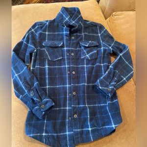 YL O’Neill Fleece Plaid Button Down